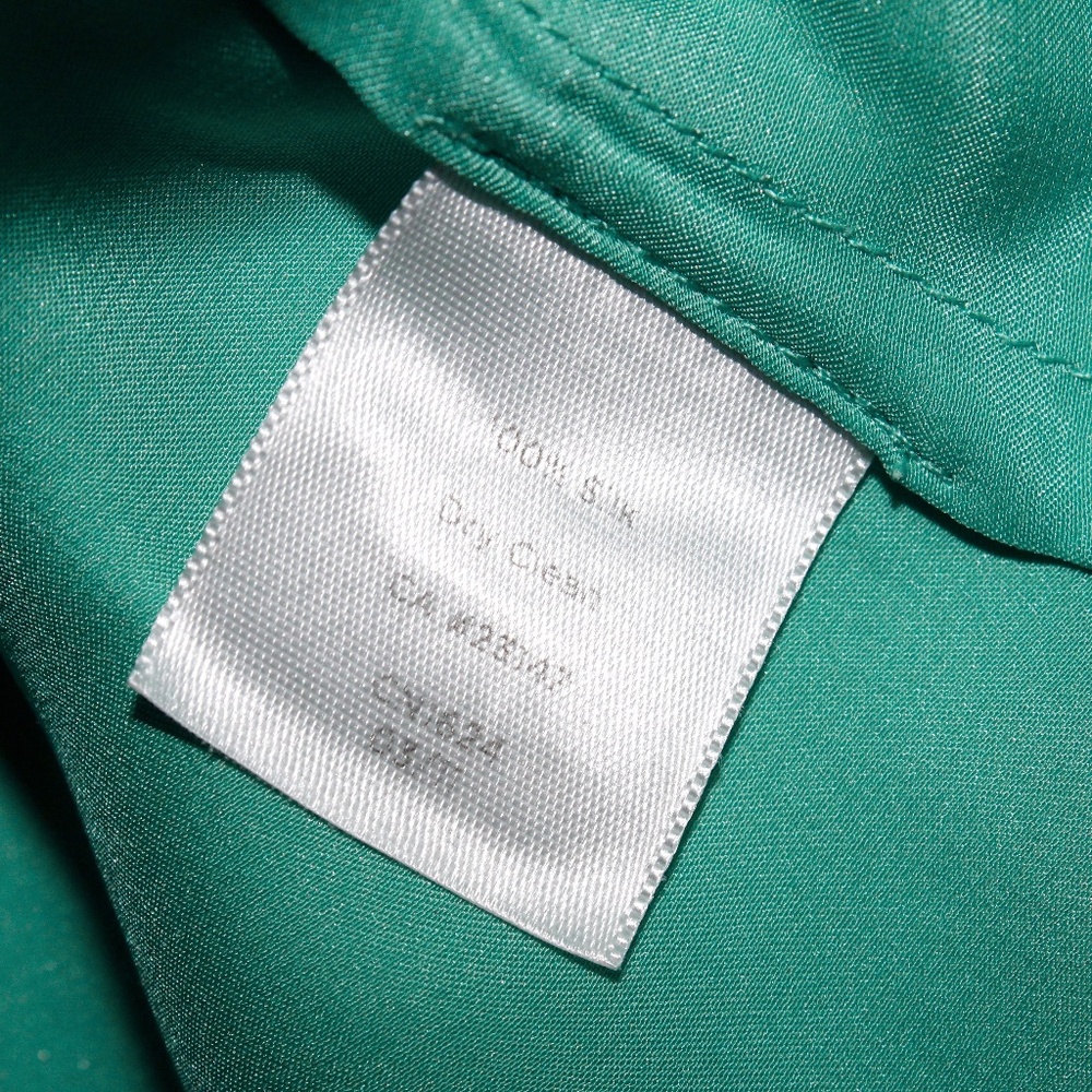 Talbots Pure Silk Layered Ruffle Blouse - Picture 13 of 16